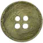 Elan; 4-Hole Button, Green, 1/2" (13mm)