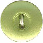 Elan; 2-Hole Button, Green, 3/8" (11mm)