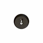 Elan; 2 Hole Button, Black, 7/8" (23mm)