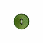 Elan; 2-Hole Button, Green, 5/8" (15mm)