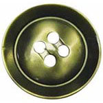 Elan; 4-Hole Button, Olive, 7/8" (23mm)