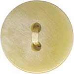 Elan; 2-Hole Button, Ivory, 7/8" (23mm)