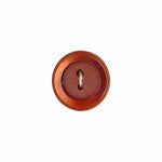 Elan; 2 Hole Button, Rust, 7/8" (22mm)