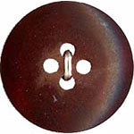 Elan; 4-Hole Button, Dark Red, 3/4" (20mm)