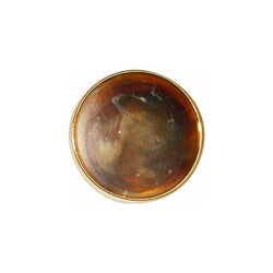 Elan; Shank Button, Metallic Brown, 7/8" (23mm)