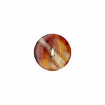 Elan; 2 Hole Button, Brown, 1/2" (13mm)