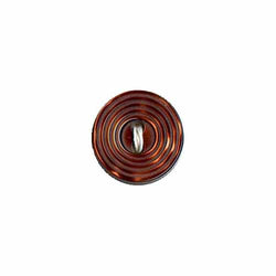 Elan; 2-Hole Button, Brown, 3/4" (19mm)