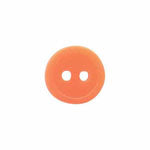 Elan; 2 Hole Button, Neon Orange, 3/4" (18mm)