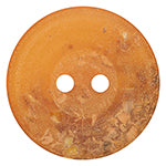 Elan; 2-Hole Button, Orange, 5/8" (15mm)