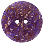 Elan; 2-Hole Button, Purple, 3/4" (18mm)