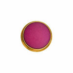 Elan; Shank Button, Plum and Gold, 3/4" (18mm)