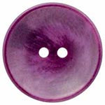 Elan; 2 Hole Button, Purple, 3/4" (19mm)