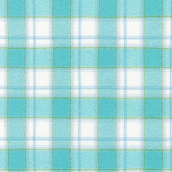 Mammoth Junior Flannel - Aqua, 1/4 yard