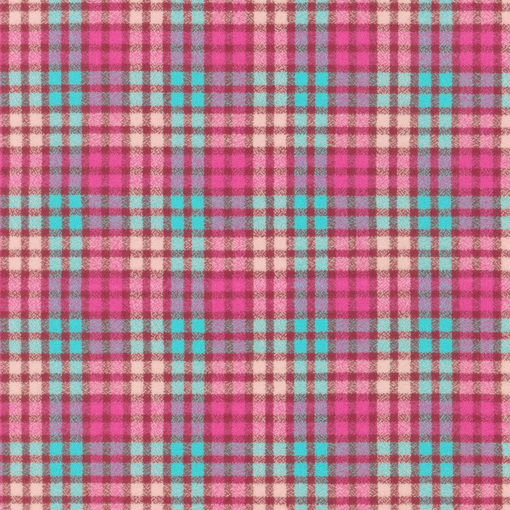 Mammoth Junior Flannel - Azalea, 1/4 yard