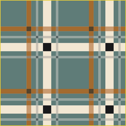Upscale Plaid Quilt Kit - The "Almost Mediterraneo" version