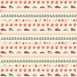 AGF Christmas in the Cabin; Holiday Bound Binding Fabric, 2.5" strips