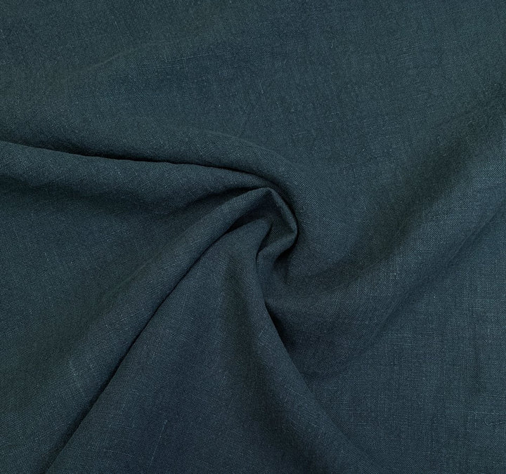 Cairo Linen - Petrol, 1/4 yard