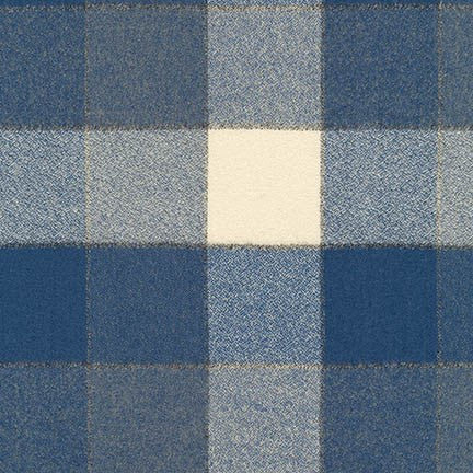 Mammoth Flannel - Denim, 1/4 yard