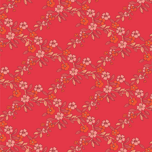 AGF The Flower Fields; Charming Arbor Hibiscus, 1/4 yard