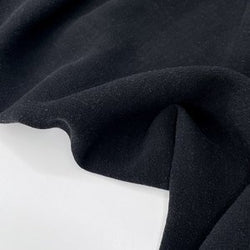 Harper Viscose/Linen Blend - Black, 1/4 yard