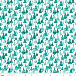 Deck the Halls -Happy Forest A, 1/4 yard