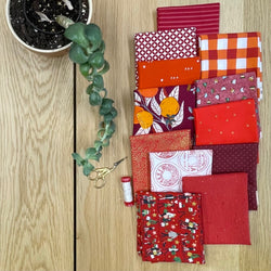 Warm Red Fat Quarter Bundle