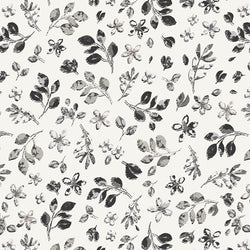 AGF InkPerfect Carbon Edition; Botanical Imprint, 1/4 yard