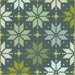 Knitted Star Quilt Kit - AGF Greens