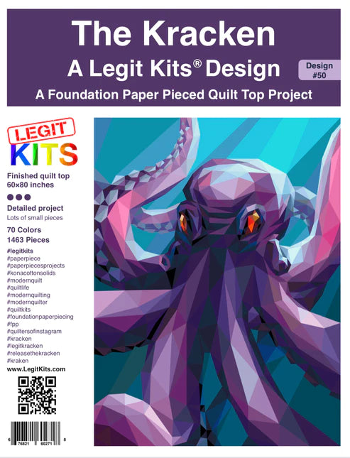 LEGIT KITS, The Kracken Quilt Kit