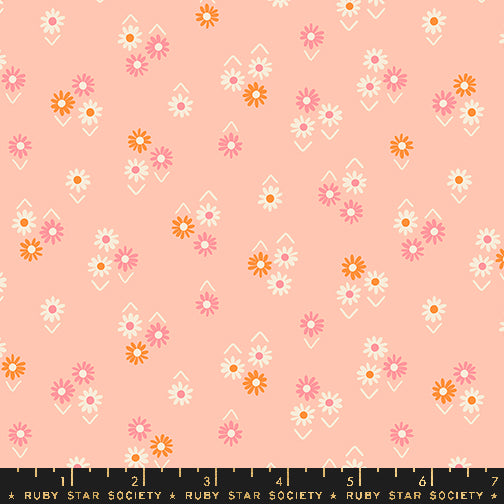 RSS Juicy Baby Flowers in Peach; 1/4 yard