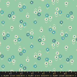 RSS Juicy Baby Flowers in Moss; 1/4 yard