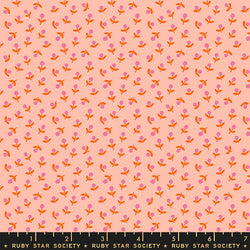 RSS Meadow Star - Sprout Peach, 1/4 yard