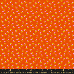 RSS Meadow Star - Sprout Warm Red, 1/4 yard