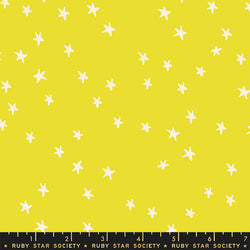 Starry - Citron, 1/4 yard