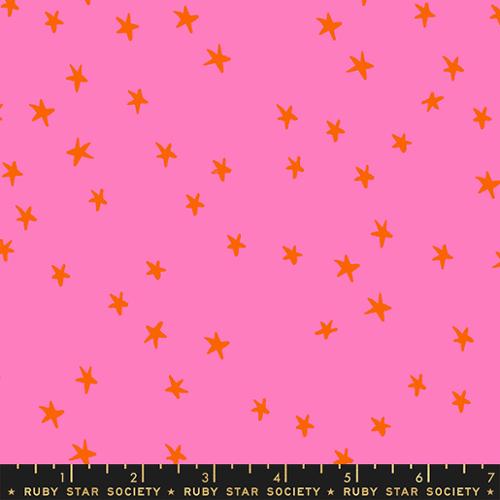 Starry Wideback - Vivid Pink, 1/4 yard