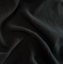 Sahara Linen - Black, 1/4 yard