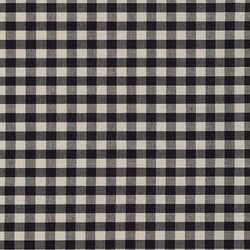 Sevenberry Crawford Gingham 1/4" - Black, 1/4 yard