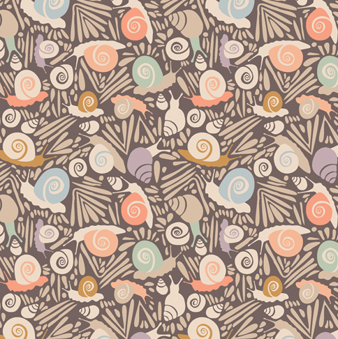 AGF Slow Summer; Snails, 1/4 yard - COMING SOON