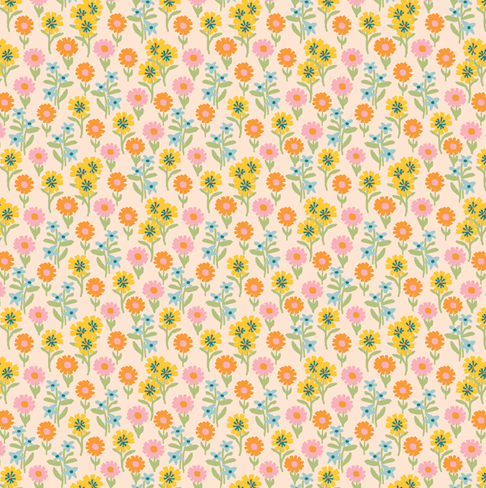 AGF Marigold; Ephemeral Blooms, 1/4 yard - COMING SOON!