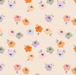 AGF Tangerine; Sweet & Charming FLANNEL, 1/4 yard - COMING SOON