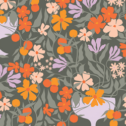 AGF Tangerine; Growing Centerpiece, 1/4 yard - COMING SOON