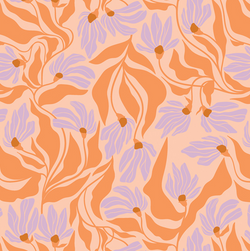 AGF Tangerine; Wind Dance Blaze, 1/4 yard - COMING SOON