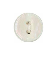 Elan; 2-Hole Button, Ecru- 3/8"