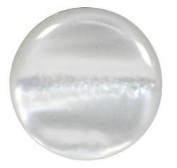 Elan; Shank Button, White 1/2"