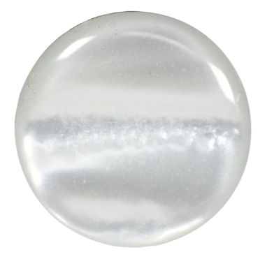 Elan; Shank Button, White 1/2