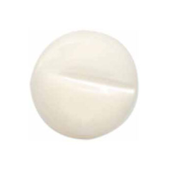 Elan; Shank Button, Pearl 3/8"