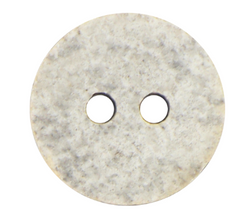 ELAN; 2 Hole Button, Ecru - 1/2in