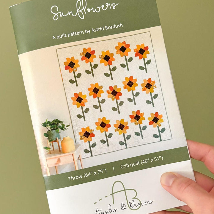 Sunflowers Quilt Kit and Pattern