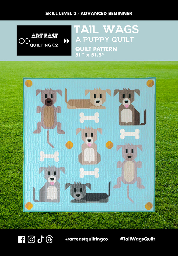 Tail Wags (A Puppy Quilt) PATTERN