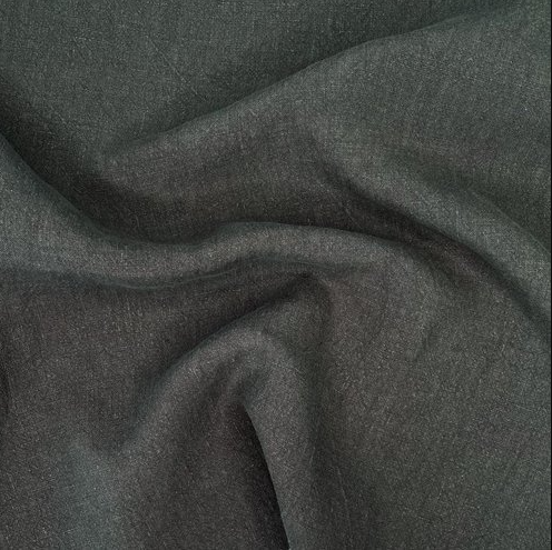 Cairo Linen - Charcoal, 1/4 yard